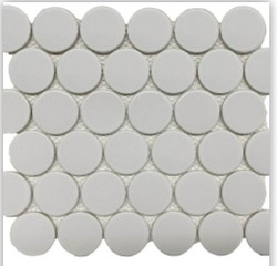 Roca CC Mosaics Plus White Bright 2" Dot Mosaic
